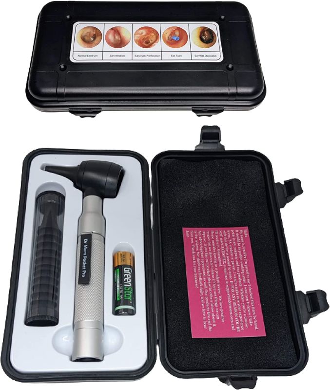 Photo 1 of 4th Generation Dr Mom Led Pocket Otoscope and Both Adult and Pediatric Disposable Specula Tips