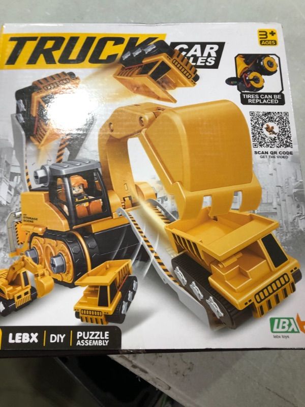 Photo 1 of 3-in-1 Take Apart Toy with Electric Drill and Screwdriver, Stem Learning Toy, Building Vehicle Play, Truck Toys, Assembly Toy, Early Educational Toy, Best Toy to Boys, Gift for Kid Age 3 & Up
