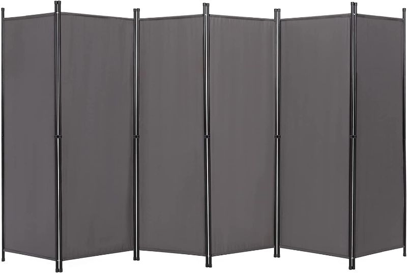 Photo 1 of ACTREY 6-Panel Indoor Room Divider, Screen Movable Room Screen Separator