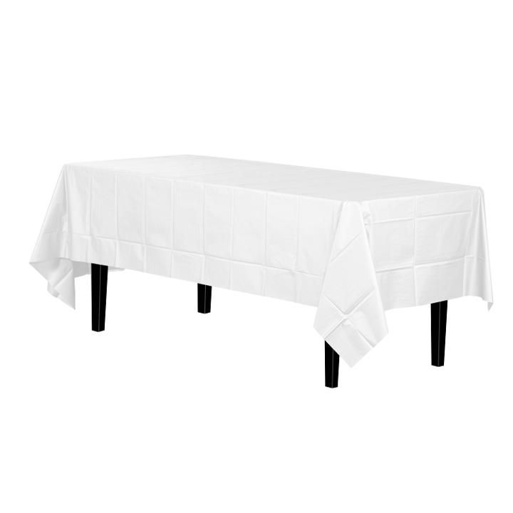 Photo 1 of (2 pk) Premium White Table Cover, 8'