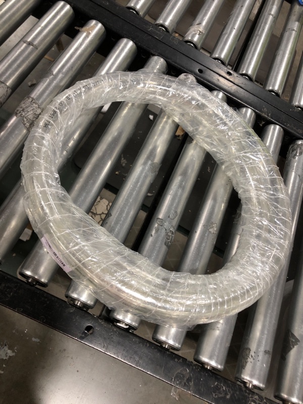 Photo 2 of 10ft x 1.25" ID Clear Vinyl Tubing, Flexible Hybrid PVC Tubing Hose