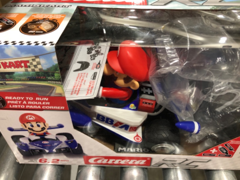 Photo 2 of Carrera RC 200990 Mario Kart Circuit Special Racer Radio Remote Control Car - Mario 1:18 Scale Mario Kart Circuit Special - Mario