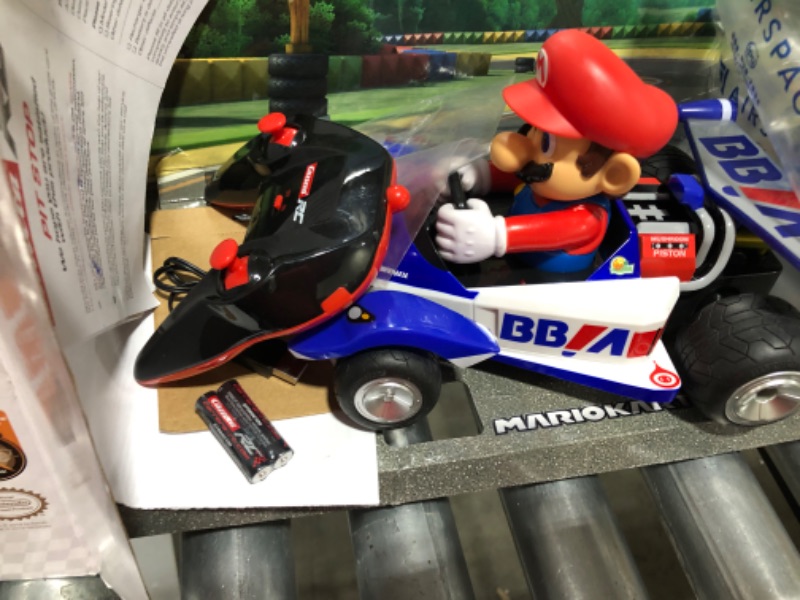 Photo 3 of Carrera RC 200990 Mario Kart Circuit Special Racer Radio Remote Control Car - Mario 1:18 Scale Mario Kart Circuit Special - Mario