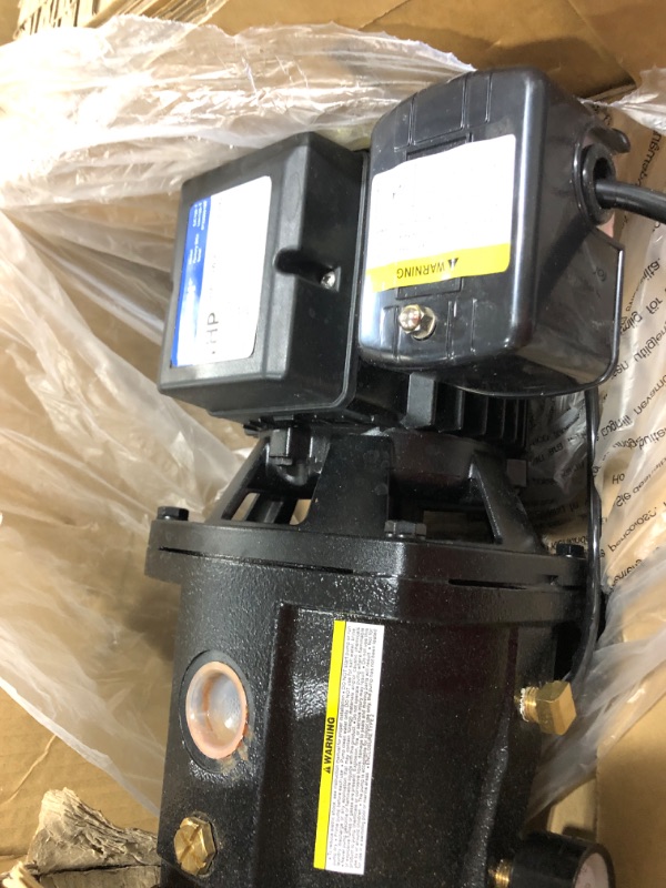 Photo 1 of Acquaer 1HP Shallow Well Jet Pump,Cast Iron, Well Depth Up to 25ft, 115V/230V Dual Voltage, Automatic Pressure Switch,Versatile Pump for Garden, Lawn, Farm