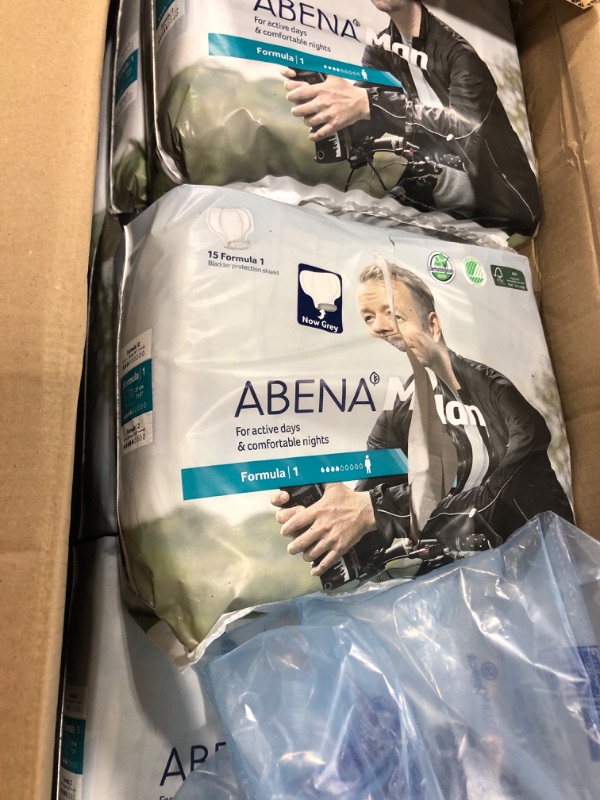 Photo 2 of Abena Man Premium Incontinence Guards, (Sizes 0 To 2) Formula 1, 180 Count 15 Formula 1