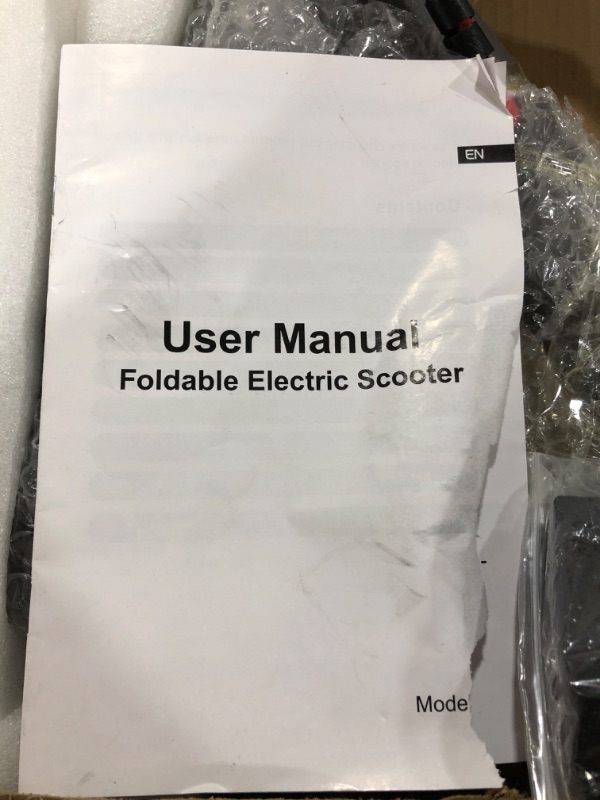 Photo 4 of Electric Kick Scooter, Portable Folding Commuter Electric Scooter for Adults - 8.5" Solid Tires