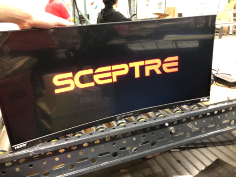 Photo 3 of Sceptre 30-inch Curved Gaming Monitor 21:9 2560x1080 Ultra Wide Ultra Slim HDMI DisplayPort up to 200Hz Build-in Speakers, Metal Black (C305B-200UN1)