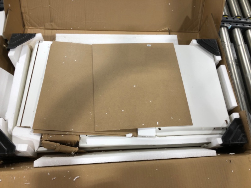 Photo 1 of DEVAISE 3-Drawer Wood File Cabinet, Mobile Lateral Filing Cabinet, Printer Stand with Open Storage Shelves for Home Office, White White 15.7"D x 31.5"W x 23.6"H