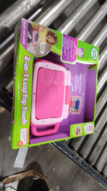 Photo 2 of LeapFrog 2-in-1 LeapTop Touch, Pink Pink Standard Packaging