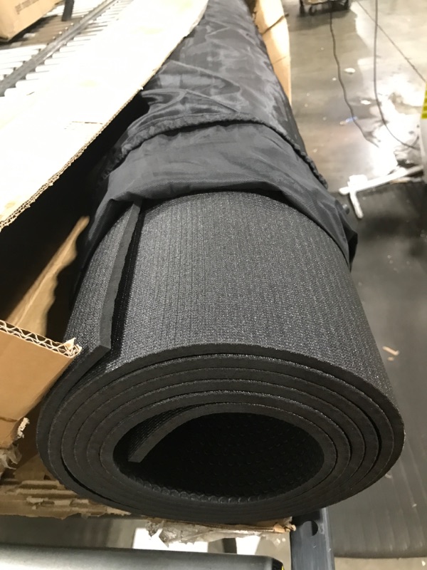 Photo 3 of Extra Large Workout Mat 6'x4'x7mm/ 7'x5'x7mm /10'x6'x7mm / innhom Workout Mat for Home Thick Exercise Mats for Home Workout Non Slip Gym Mat Exercise Mat for Equipment, Floor and Garage Shoe Friendly Gym Mats for Home Workout for Treadmill MMA Jump Rope C