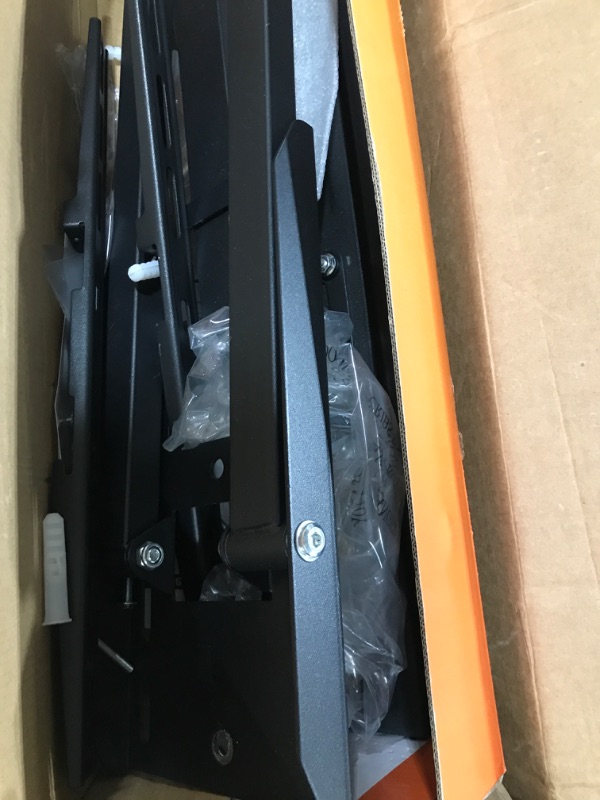 Photo 1 of Mount Plus MP-L28-400D Long Arm TV Wall Mount with 28 Inch Extension | Full Motion Design for Corner Installation | Fits 32" - 55" TV | Max VESA 400x400 (Corner Wall Mount)