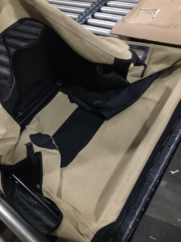 Photo 4 of Amazon Basics Portable Folding Soft Dog Travel Crate Kennel M - 30"