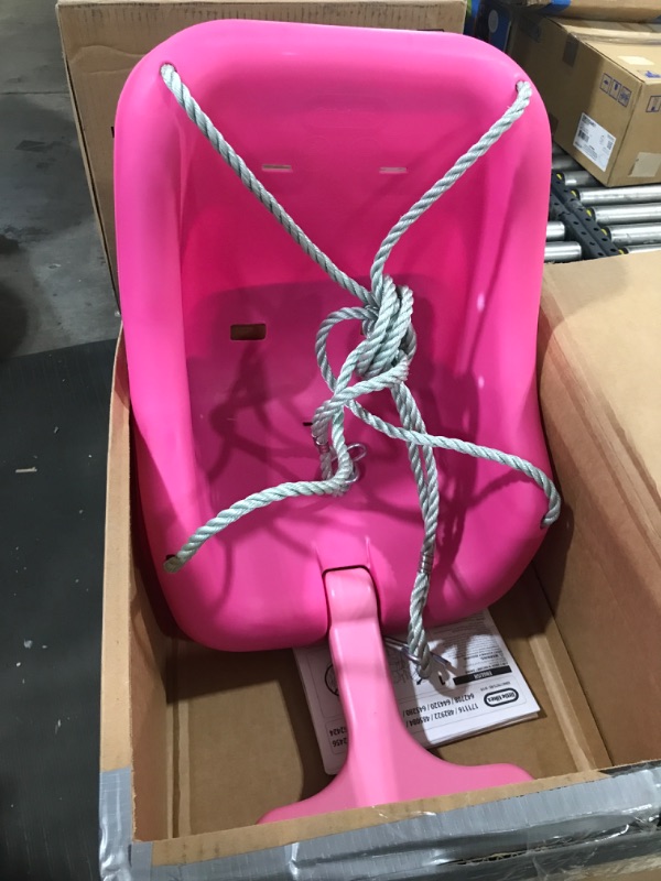 Photo 2 of Little Tikes 2-in-1 Snug 'n Secure Swing Magenta