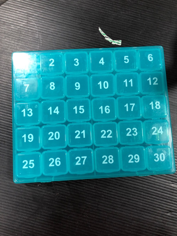 Photo 1 of 30 Day Monthly Pill Organizer - Blue