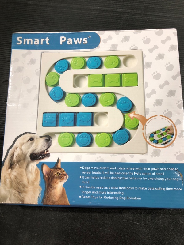 Photo 2 of <25 Holes> Smart Paws Interactive Pet Puzzle Toys, Level 3 Dog Slow Feeder,Dog Puzzle Feeder,Rabbit Toy
