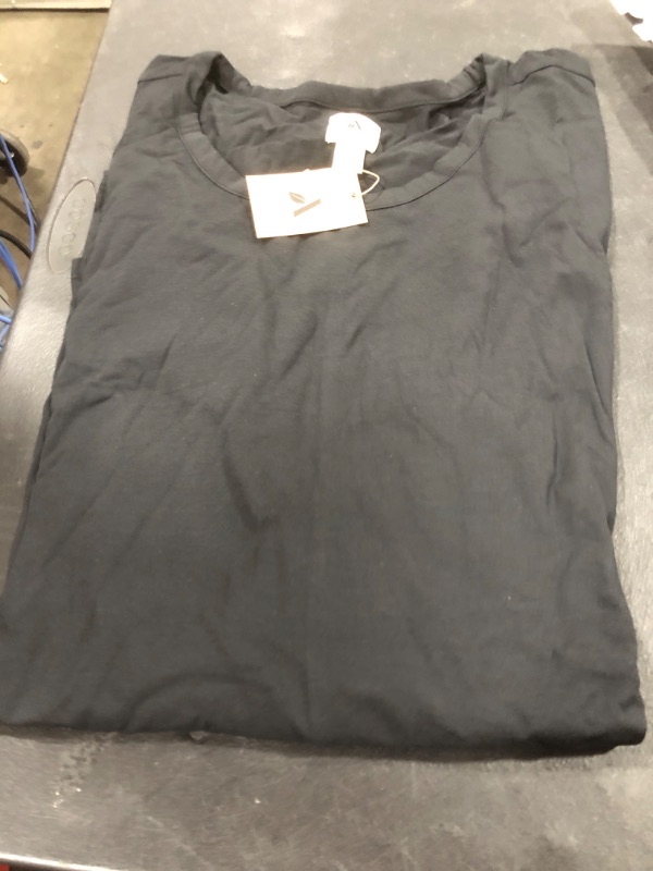 Photo 2 of Amazon Aware Women's Perfect Long-Sleeve T-Shirt Size 7X Black