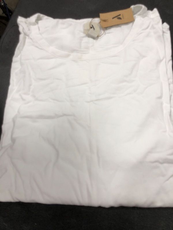 Photo 2 of Amazon Aware Women's Perfect Long-Sleeve T-Shirt Size 5X Off-white
