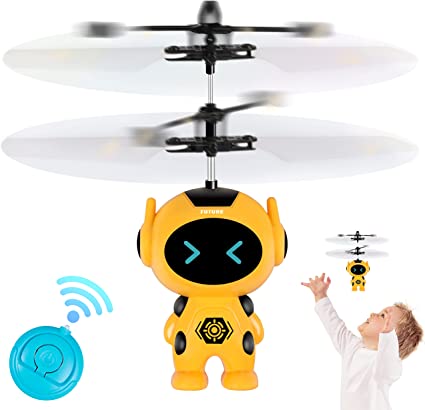 Photo 1 of MR.TN Flying Ball Toys Infrared Induction Colorful Built-in LED RC Robot Drone Toy Indoor Outdoor Games Toys for Kids Boys Girls 3 4 5 6 7 8 9 10 Year Old Birthday Xmas Gifts 