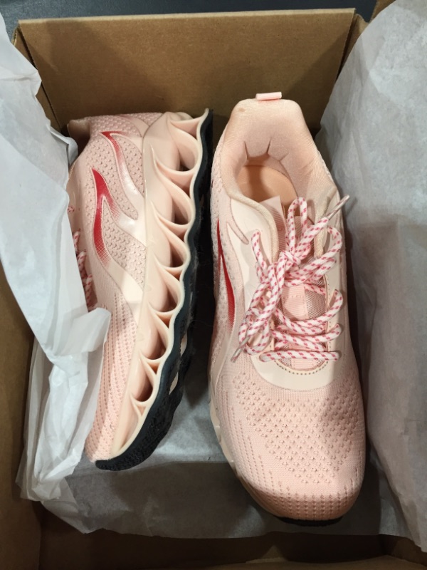 Photo 1 of APRILSPRING Womens Walking Shoes Running Fashion Non Slip Type Sneakers 8 1-5orange&red