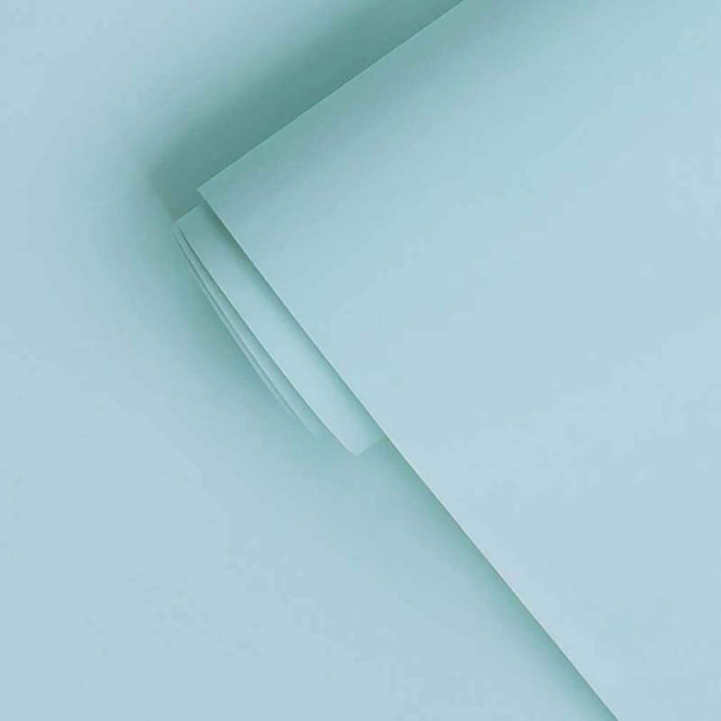 Photo 1 of 17.7" X 393.7" Teal Peel and Stick Wallpaper Teal Contact Paper Self-Adhesive Removable Textured Wallpaper Decorative for Wall Covering Countertop Table Cabinet Vinyl Film
