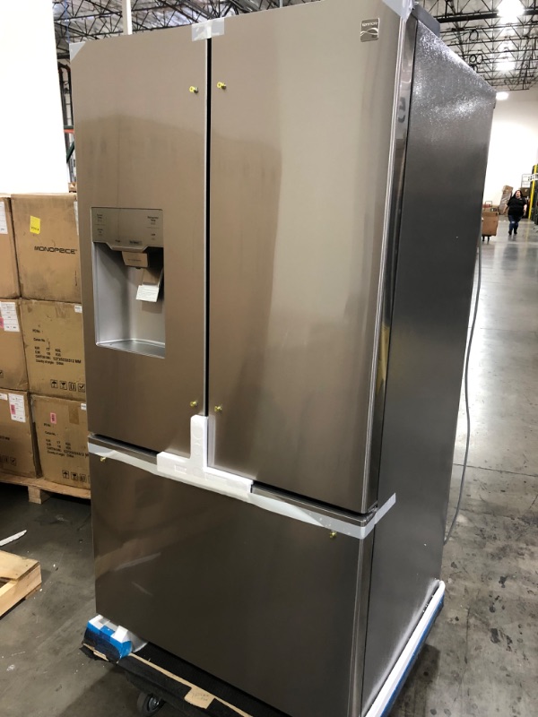 Photo 1 of Kenmore 75505 French Door Refrigerator with Dual Ice Makers - Fingerprint Resistant Stainless Steel 25.5 Cu. Ft
