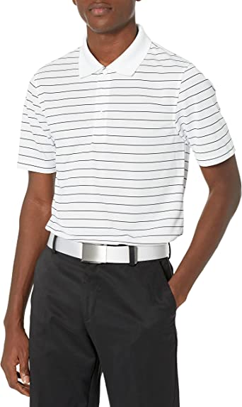 Photo 1 of Amazon Essentials Men's Regular-Fit Quick-Dry Golf Polo Shirt Small Large 