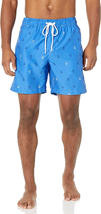 Photo 1 of Amazon Essentials Men's 7" Quick-Dry Swim Trunk
SIze Large 