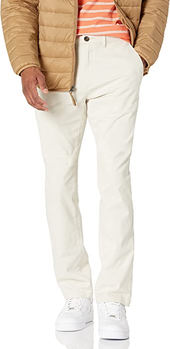 Photo 1 of Amazon Essentials Men's Slim-Fit Casual Stretch Khaki Pant
