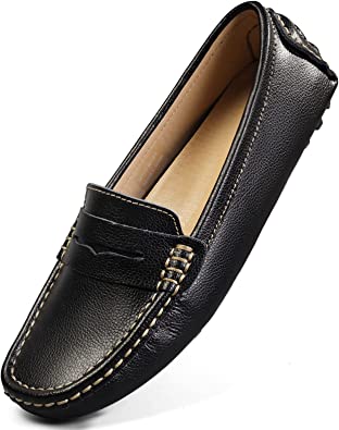 Photo 1 of Artisure Women's Classic Genuine Leather Penny Loafers Driving Moccasins Casual Slip On Boat Shoes Fashion Comfort Flats
Size 6.5