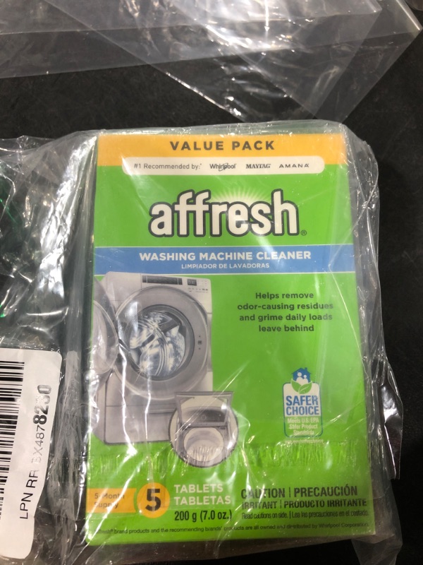 Photo 2 of Affresh Washing Machine Cleaner, Cleans Front Load and Top Load Washers, Including HE, 5 Tablets 5 Count (Pack of 1) Washing Machine Cleaner