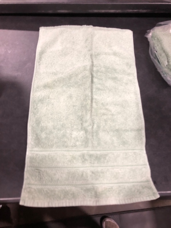 Photo 1 of 6 PACK HAND TOWELS SAGE GREEN 