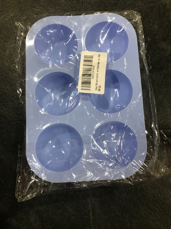 Photo 2 of 3 Pack Silicone Mold for Hot Chocolate Bomb,Half Sphere Baking Mold for Making Chocolate , Cake, Jelly, Dome Mousse ,Handmade Soap (Blue)