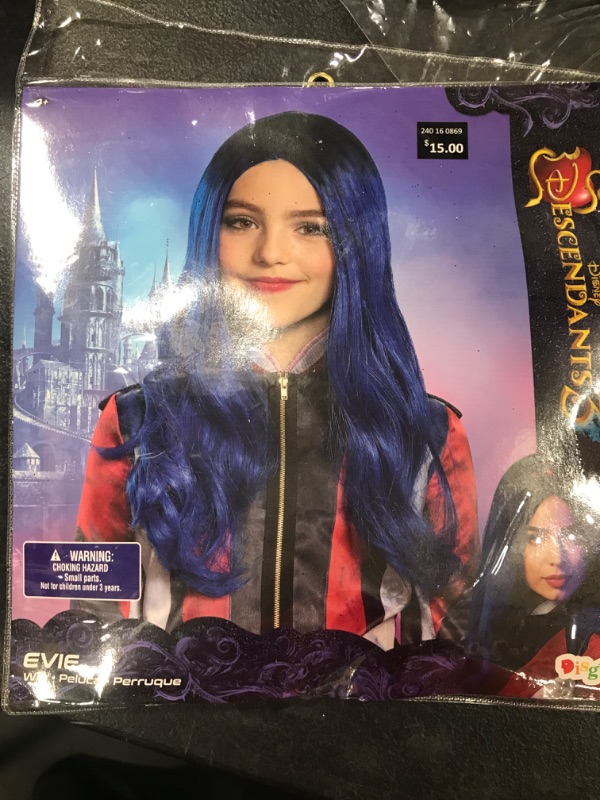 Photo 2 of Disney Descendants Evie Wig Blue