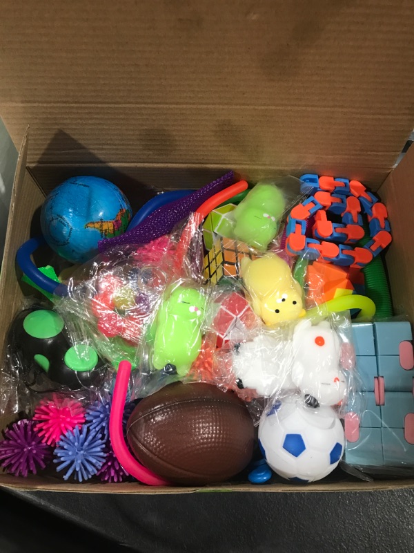 Photo 1 of Fidget Toys Pack Party Favors Gifts for Kids Adults, Autism Sensory Toy Classroom Prizes Autistic Children Pop Its Bulk Fidgets Stocking Pinata Stuffers, Treasure Box Girls Goodie Bag Stress https://a.co/d/4Dj7qT6