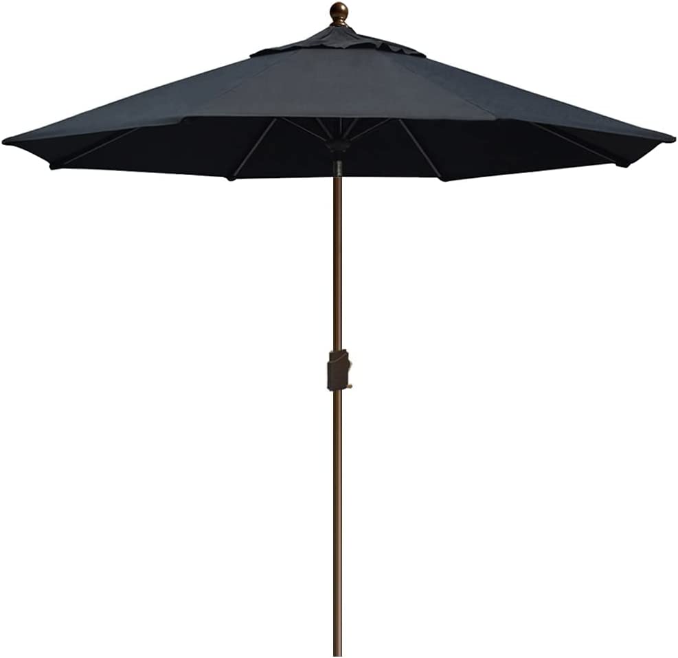 Photo 1 of  9Ft Market Umbrella Patio Umbrella Outdoor Table Umbrella with Ventilation, Black