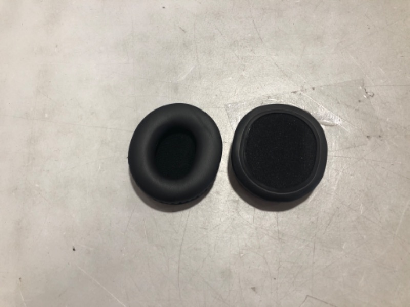 Photo 2 of SOULWIT Earpads Replacement for Sony MDR-7506 MDR-V6 MDR-V7 MDR-CD900ST Monitor Headphones, Ear Pads Cushions with Softer Protein Leather, High-Density Foam - Black