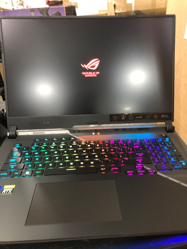 Photo 2 of ASUS ROG Strix Scar 17 (2022) Gaming Laptop, 17.3" 360Hz IPS FHD Display, NVIDIA GeForce RTX 3070 Ti, Intel Core i9-12900H, 16GB DDR5, 1TB SSD, Per-Key RGB Keyboard, Windows 11, G733ZW-DS94
