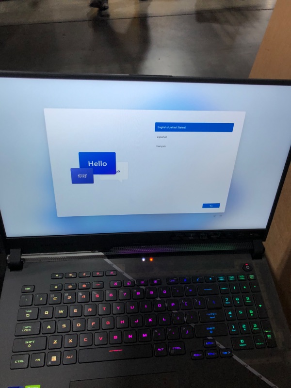 Photo 5 of ASUS ROG Strix Scar 17 (2022) Gaming Laptop, 17.3" 360Hz IPS FHD Display, NVIDIA GeForce RTX 3070 Ti, Intel Core i9-12900H, 16GB DDR5, 1TB SSD, Per-Key RGB Keyboard, Windows 11, G733ZW-DS94
