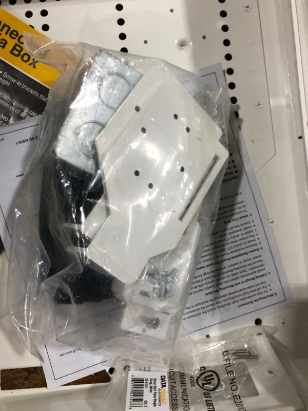 Photo 1 of DATA COMM Electronics 45-8021-1S Connected Media Box with Duplex Surge Receptacle with Duplex Surge Suppressor