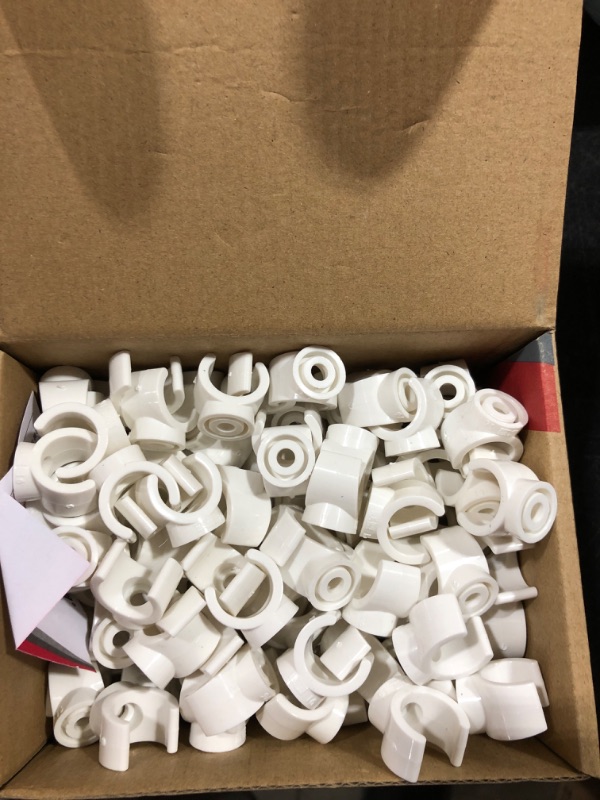 Photo 1 of 200 Pcs GUPOMT 1/2-Inch U-Hook PEX Holder PEX-AL-PEX Talon Clamps Pipe Support 16mm O.D Pipe Plastic Socket To Fix Corresponding Pipes