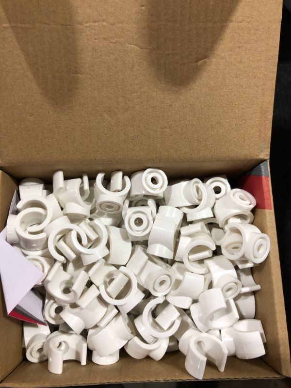 Photo 2 of 200 Pcs GUPOMT 1/2-Inch U-Hook PEX Holder PEX-AL-PEX Talon Clamps Pipe Support 16mm O.D Pipe Plastic Socket To Fix Corresponding Pipes