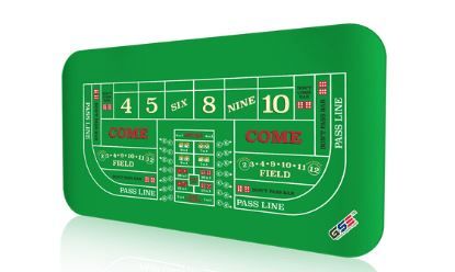 Photo 1 of GSE Games & Sports Expert Portable Casino Game Layouts Irish Linen, Size 35.0 W in | Wayfair CS-2001
