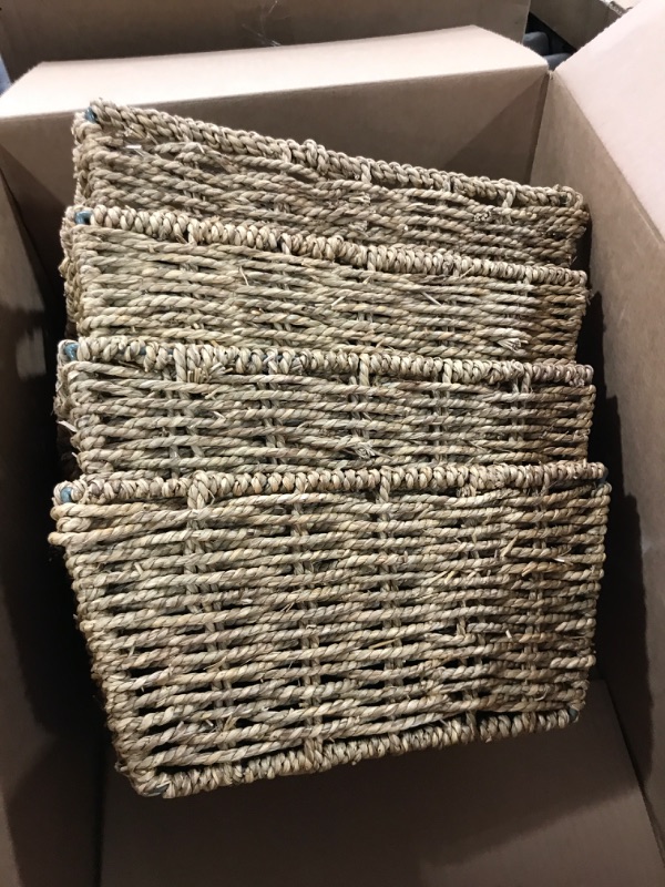 Photo 1 of 4 pack of wicker baskets 