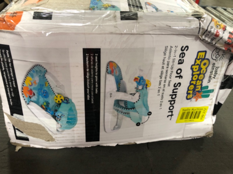 Photo 1 of Baby Einstein Sea of Support 2-in-1 Sit-Up Floor Seat, with Removable Tray and Toys