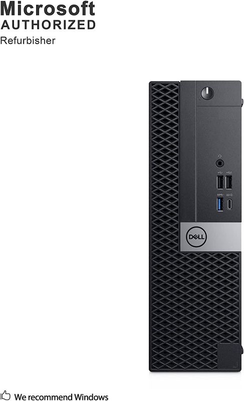 Photo 1 of Dell OptiPlex 7050-SFF Intel Core i5-7500 3.4 GHz, 16GB RAM, 256GB Solid State Drive, DVDRW, Windows 10 Pro 64bit (Renewed)