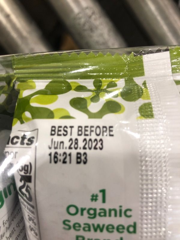 Photo 1 of 2pk of gimMe - Extra Virgin Olive Oil - 20 Count (40 total) - Organic Roasted Seaweed Sheets - Keto, Vegan, Gluten Free - Great Source of Iodine & Omega 3’s - Healthy On-The-Go Snack for Kids & Adults
BB: 06/28/23
