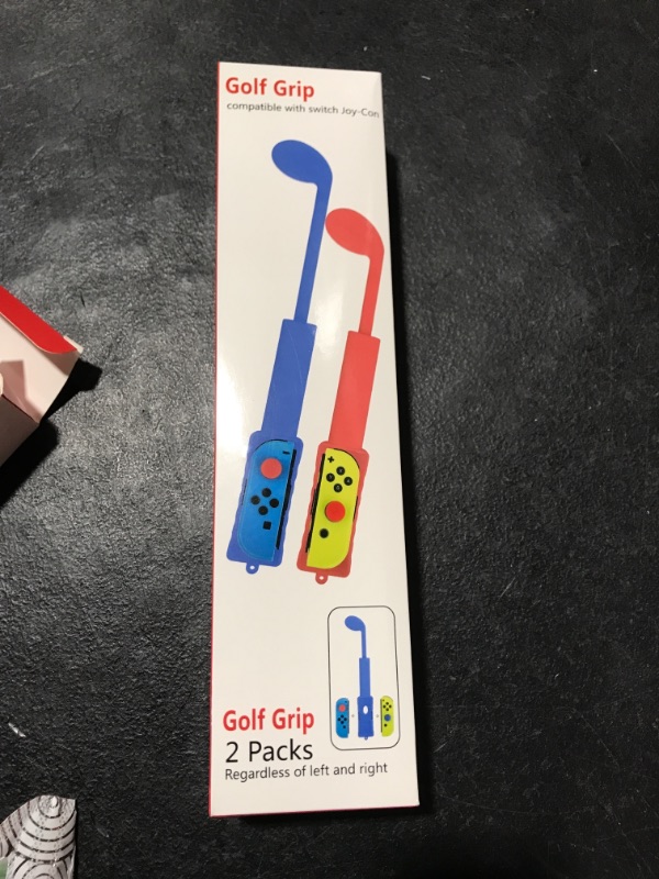 Photo 2 of 2 Pack Golf Hand Grip For Nintendo Switch Joy-Con Mario Golf Clubs
