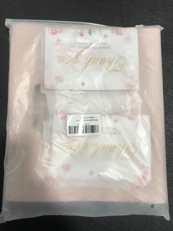 Photo 2 of 50Pcs Poly Mailers 10x13 Inch with 50Pcs Thank You Cards, Packaging Bags for Small Business, Shipping Bags for Clothing, Small Business Packaging Suppilies pink