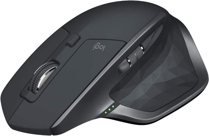 Photo 1 of Logitech MX Master 2S Wireless Mouse with Flow Cross-Computer Control and File Sharing for PC and Mac, Graphite

