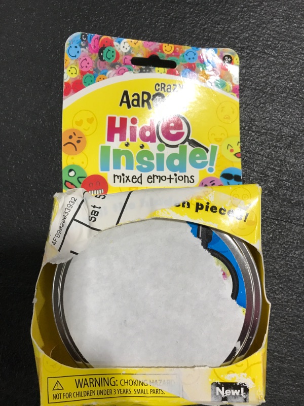 Photo 2 of Crazy Aaron's Hide Inside!® Mixed Emotions Thinking Putty®. PACKAGE DAMAGE. 